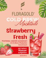 Cold Brew Mocktail Strawberry Fresh Frchtetee mit Blten, natrlich aromatisiert