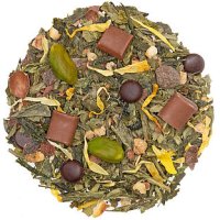 GT Green Gold Grntee mit Schokolade und Blten, aromatisiert